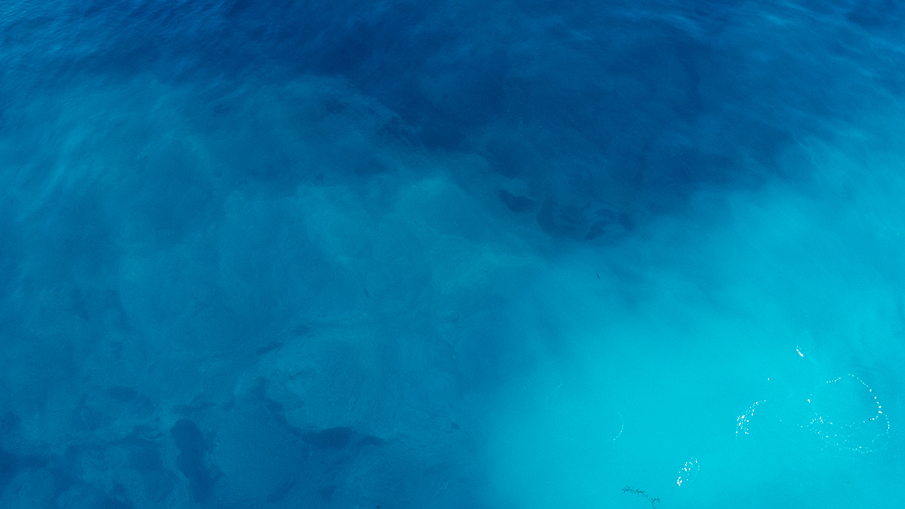 Ocean Water Blue Banner