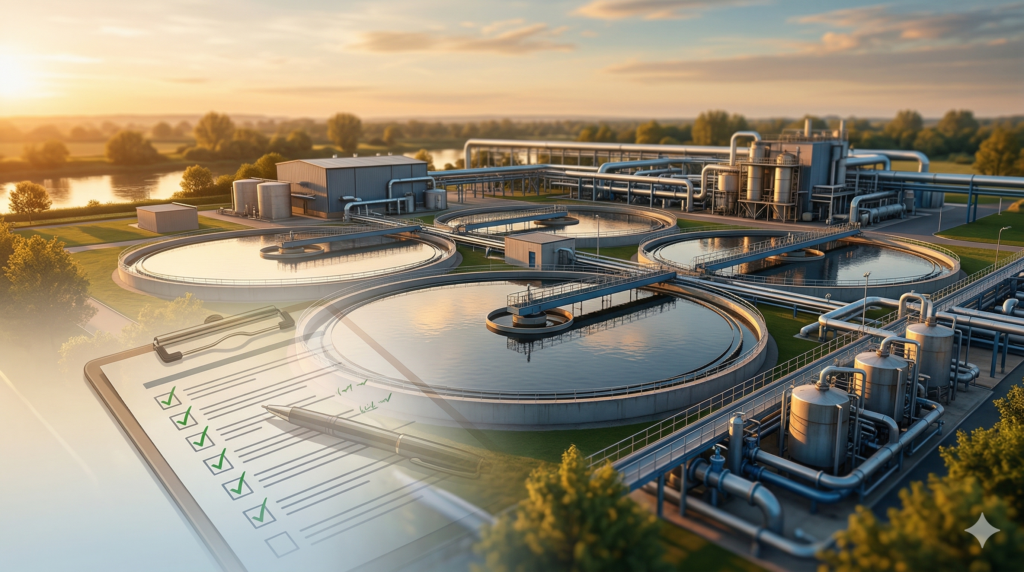 Water treatment facility implementing PFAS removal to meet EPA drinking water regulations